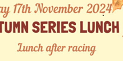 Autumn Series Prize Giving Lunch Sunday 17th November