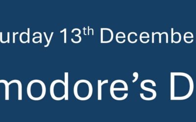 Commodore Dinner Saturday 13th December – SOLD OUT